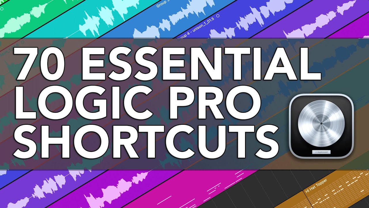 Logic Pro — 70 основных сочетаний клавиш (краткий курс по сочетаниям клавиш)
