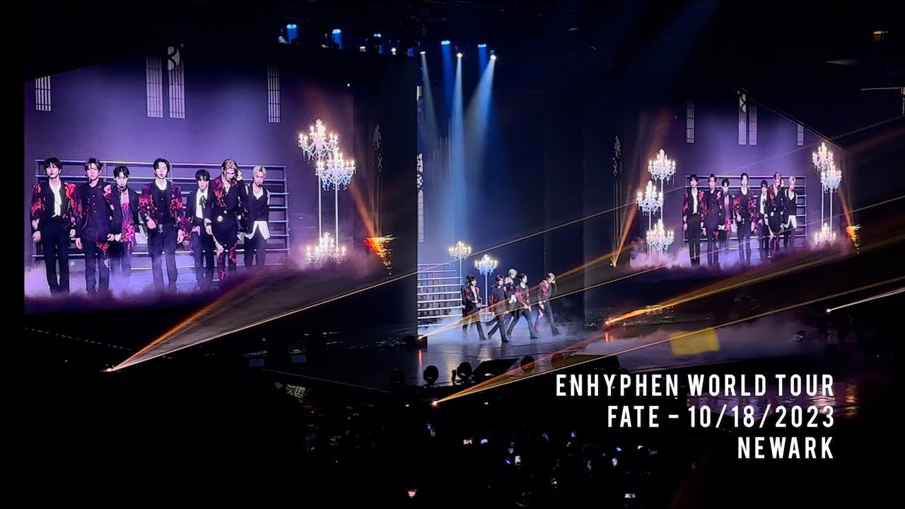 ENHYPHEN WORLD TOUR “FATE” - 10/18/2023 NEWARK (full FanCam)