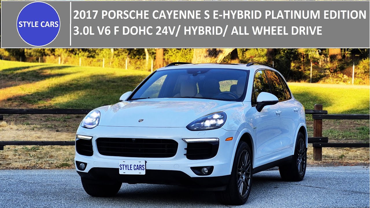 2017 PORSCHE CAYENNE E HYBRID S Engine & Driving