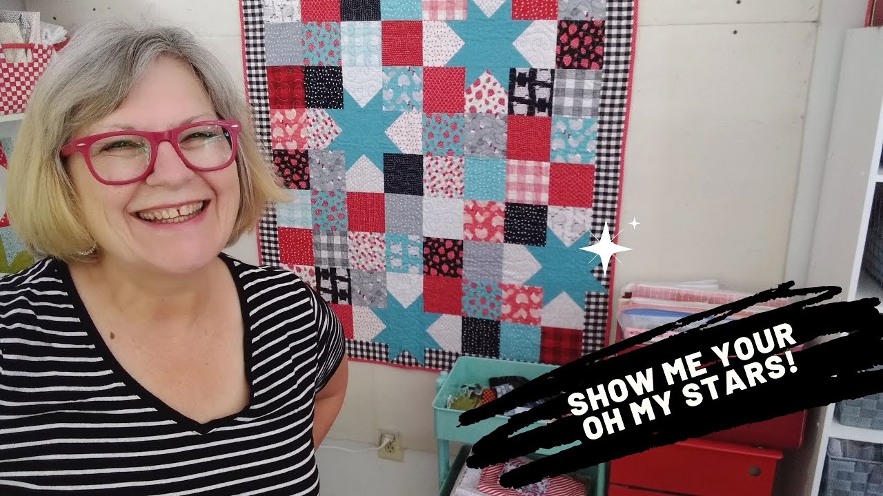 Show off your Oh my Stars quilts! & string block tips