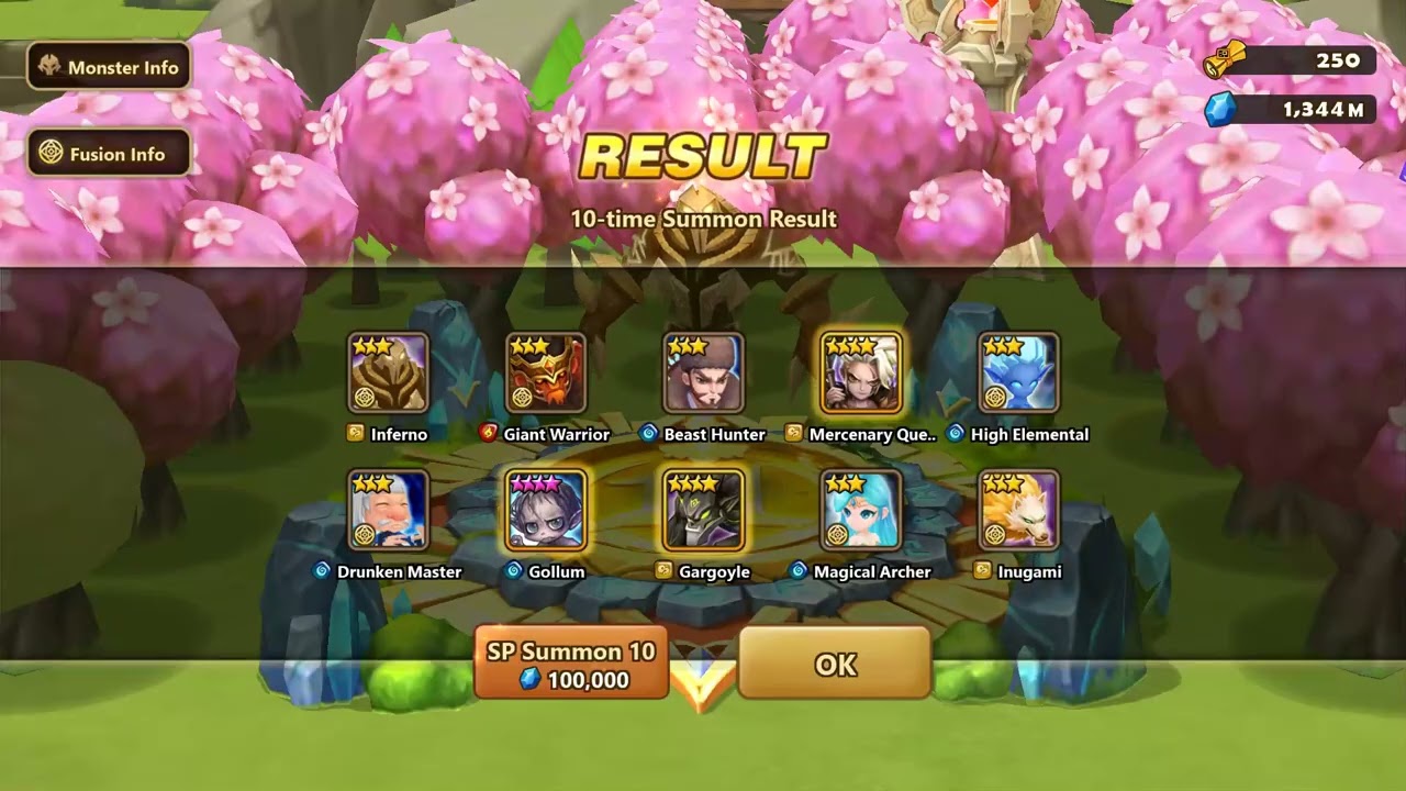 Summoners War Summoning Mystical Scrolls LOTR Collab Event
