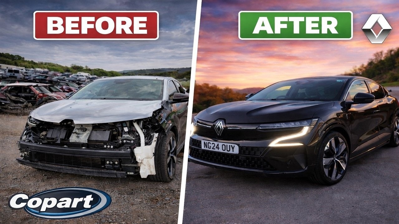 REBUILDING A 2024 EV RENAULT MEGANE E TECH CATEGORY N FROM COPART