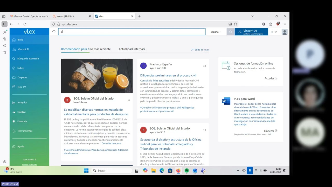 VLex formación en línea Biblioteca de Derecho [2025]