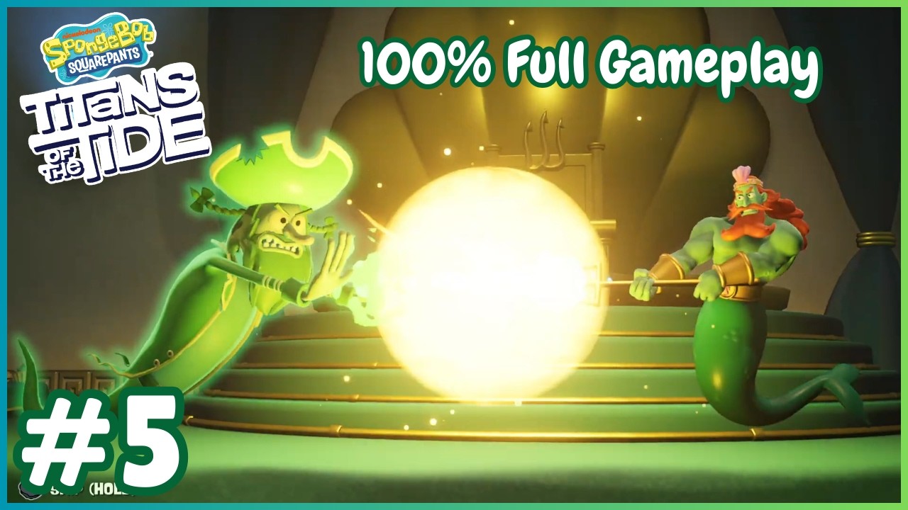 👉 SpongeBob SquarePants: Titans of the Tide (PC) 👻🌊 | 100% Full Gameplay Walkthrough | Part 5