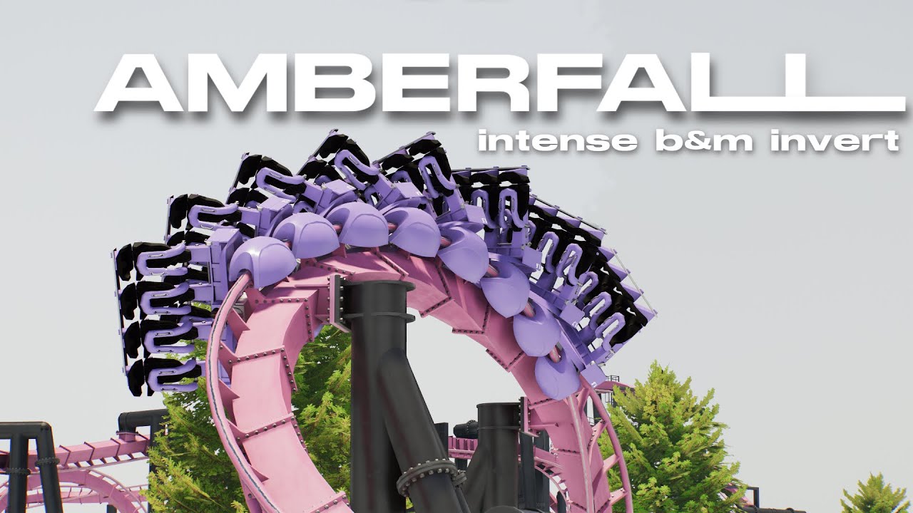 AMBERFALL - Intense B&M Inverted Coaster in Planet Coaster 2!