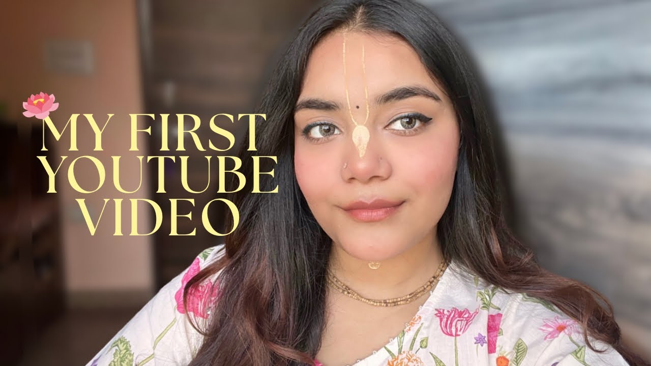 ✨ My First YouTube Video | A Journey of Bhakti Begins | Mallika Krishna Dasi 🪷
