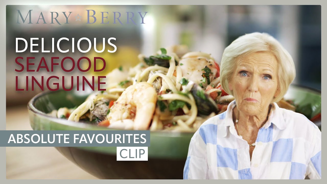 Luxurious Seafood Linguini | Mary Berry's Absolute Favourites | Mary Berry