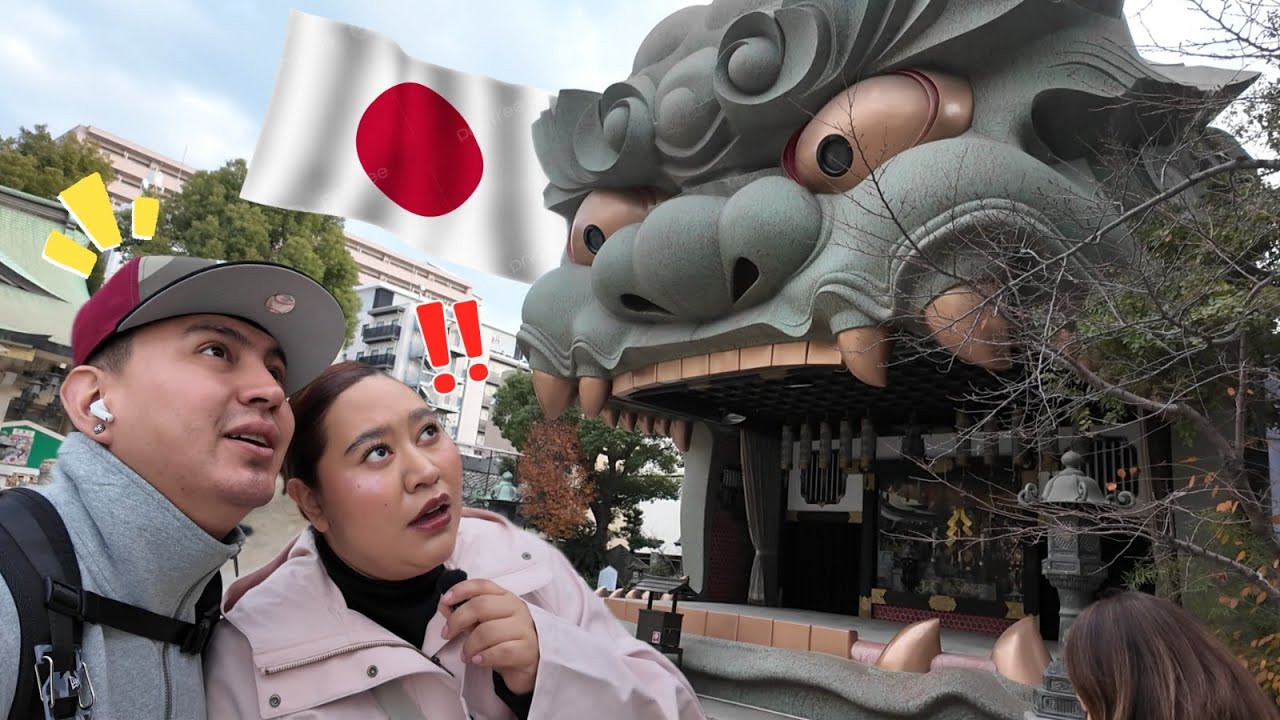 RECORRIENDO OSAKA⛩️🇯🇵 Y VISITANDO EL SANTUARO NAMBA YASAKA 👹