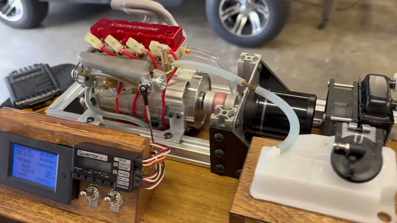 CISON L4 How much power does a tiny engine make?  Most obnoxious battery charger.