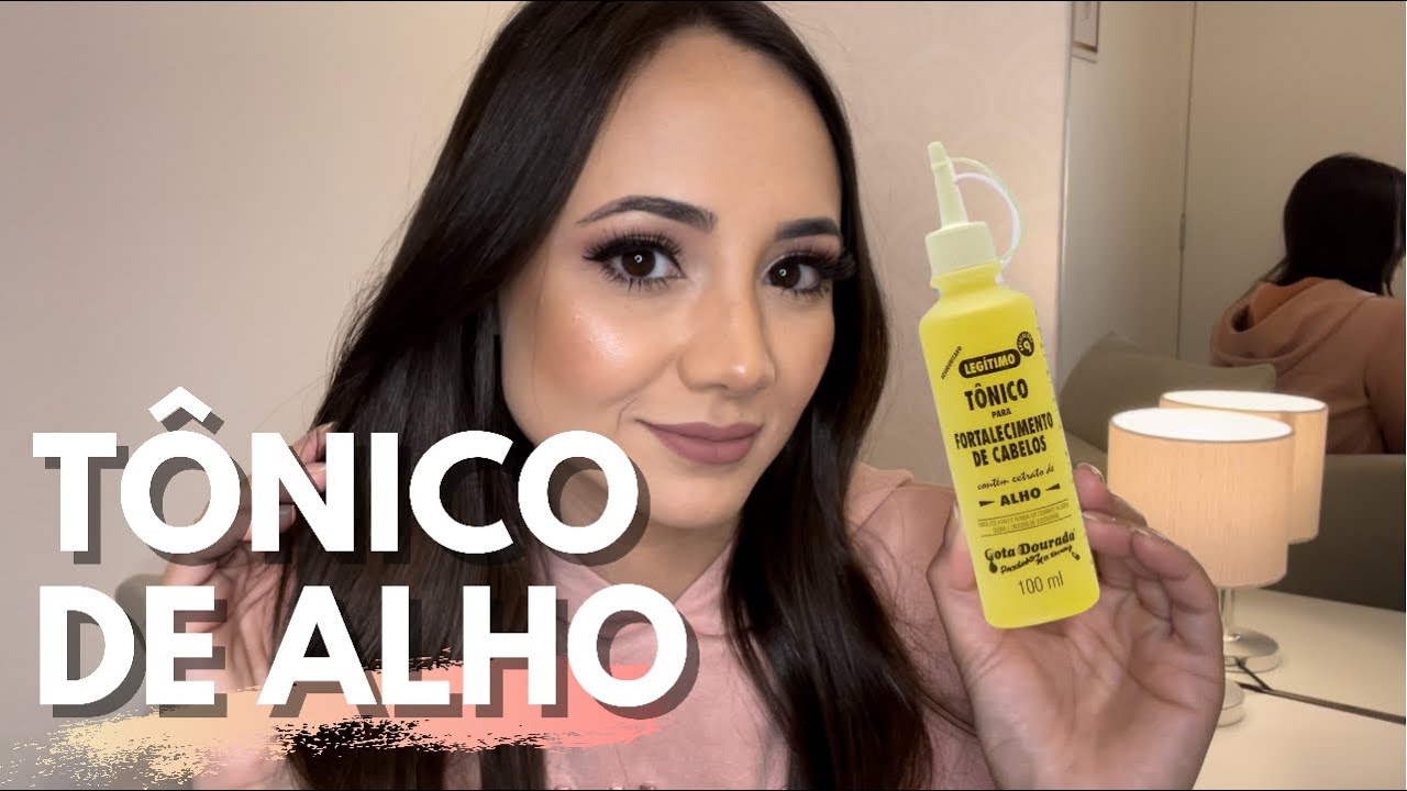 COMO USAR TÔNICO CAPILAR DE ALHO GOTA DOURADA