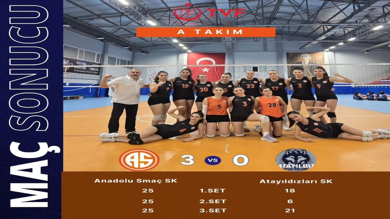 Anadolu Smaç Sk - Atayıldız SK Büyük Kadınlar Grup A (Sancaktepe Yenidoğan SS 21.04.2025)