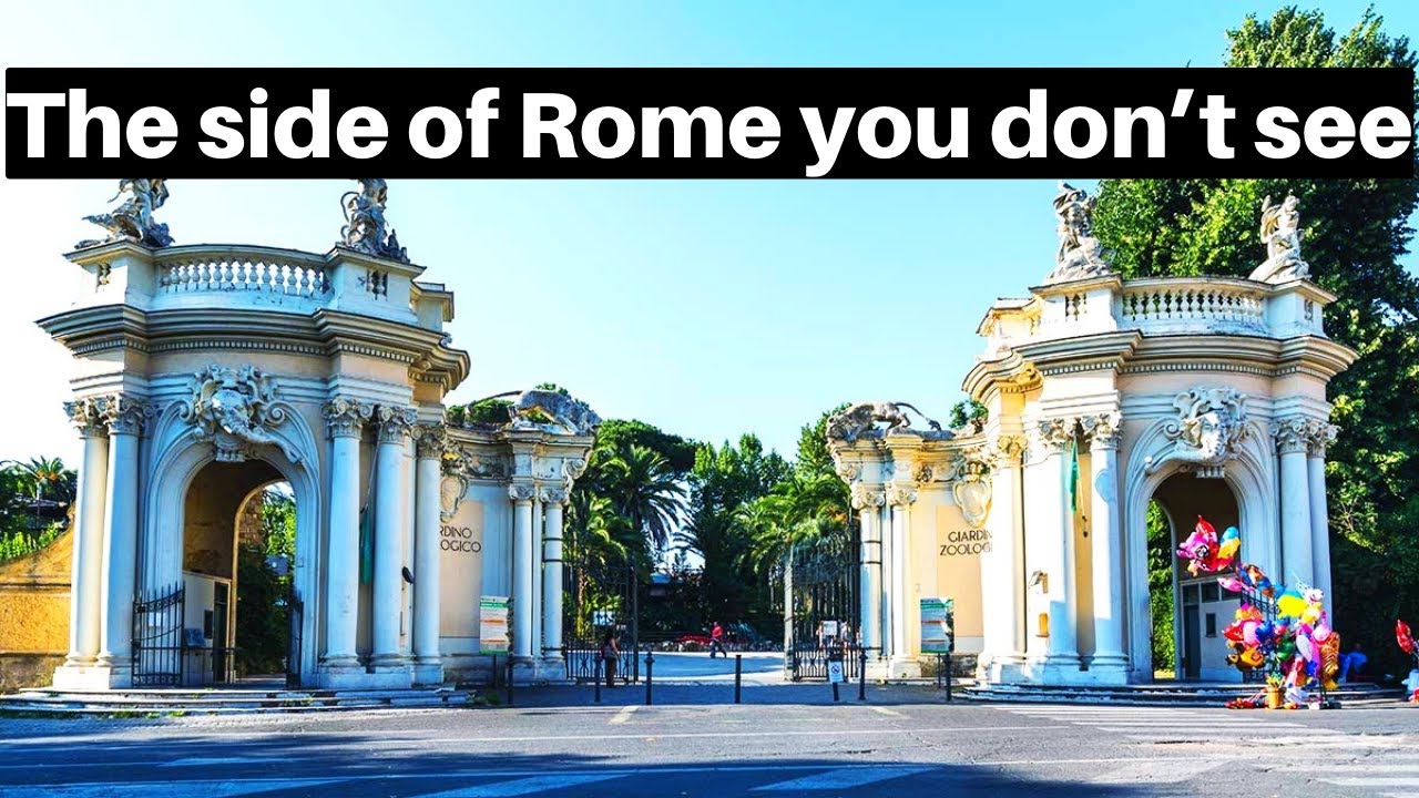 Rome Italy, Here's the side of Rome you don't see. Rome's Bioparco Zoo walk tour