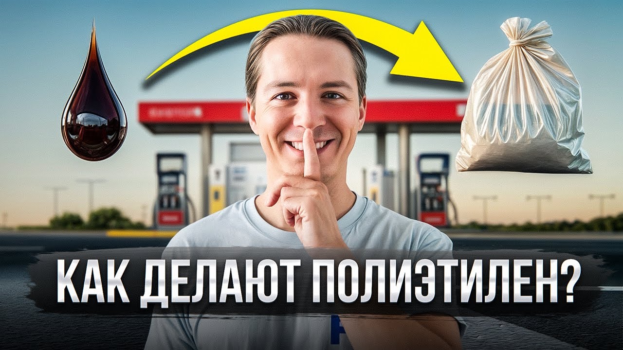 Полиэтилен — ГЛАВНЫЙ ПРОДУКТ современного мира. КАК его производят?