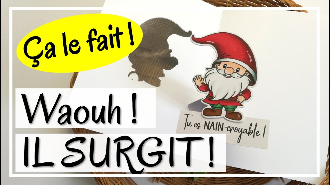 TUTO CARTE INTERACTIVE : Un personnage qui surgit ! A TESTER !! Facile et peu de matériel !