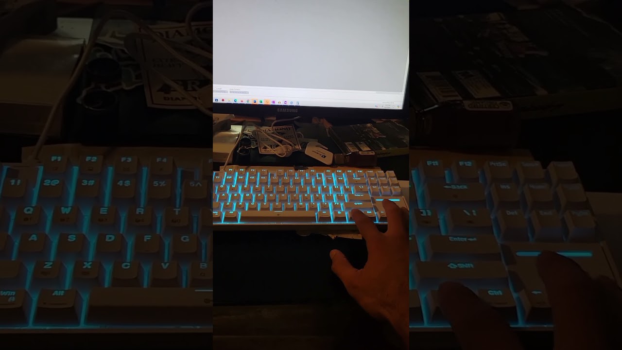 LED Backlit Mechanical Gaming Keyboard demo and review #keyboard #gamingkeyboard #gamingekeyboards