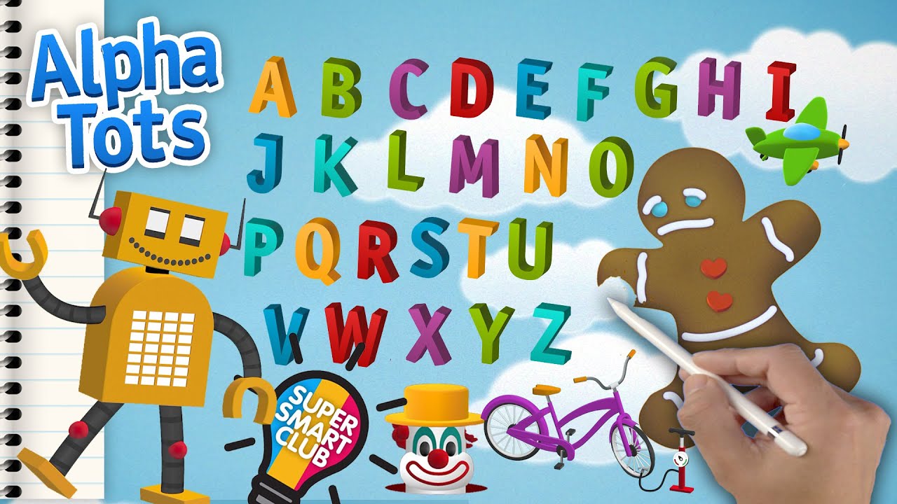 Go from A to Z Alphabet Letters in Alphatots!
