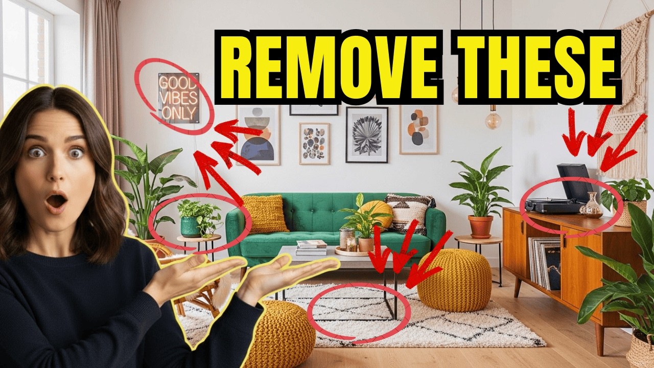 20 Things to Remove From Your Home IMMEDIATELY (If You Want It to Look Expensive)