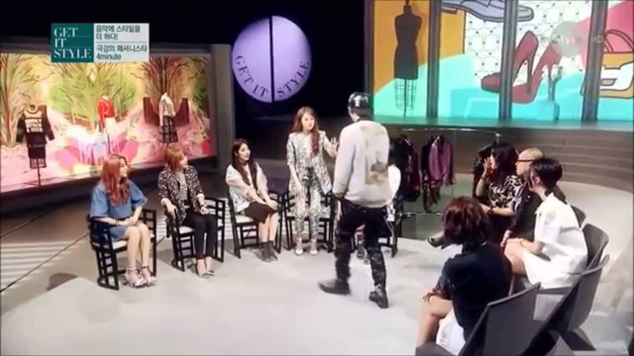 [HD] 4Minute's Gayoon and Kim WonJoong - 겟잇스타일 cut