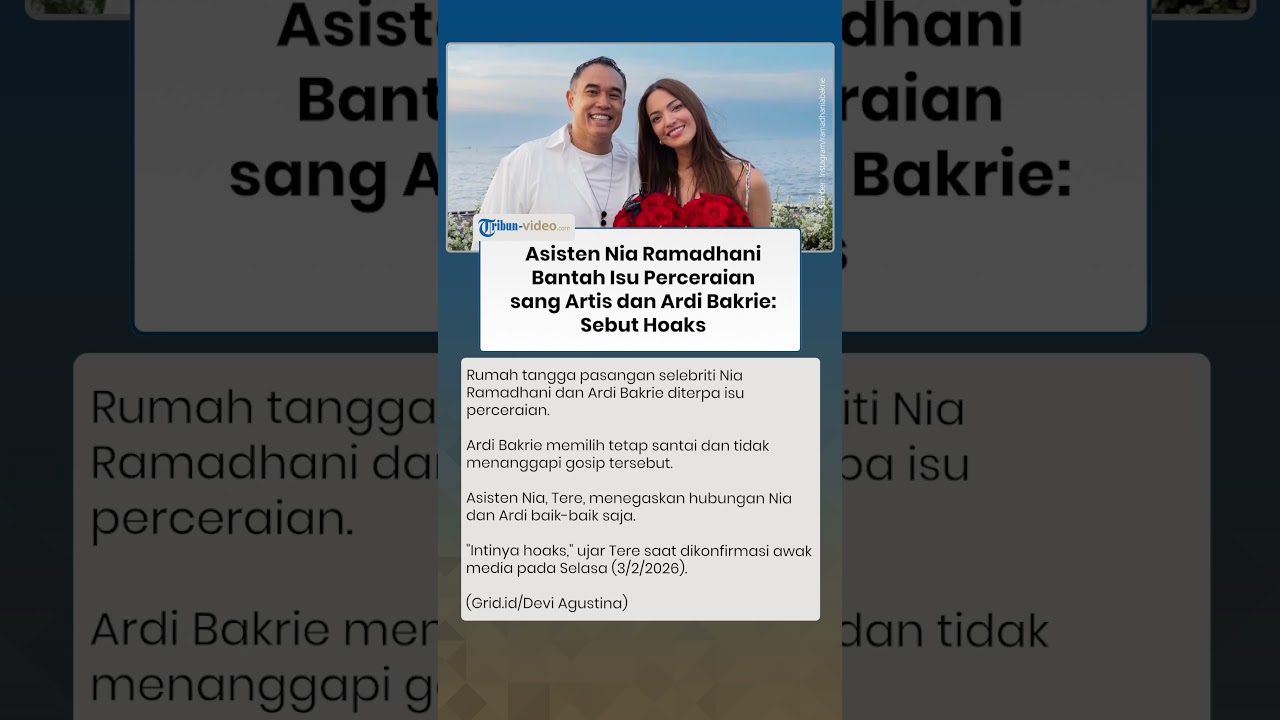 Isu Perceraian Nia Ramadhani & Ardi Bakrie Muncul, Tere Tegaskan Hubungan Sahabatnya Baik-Baik Saja