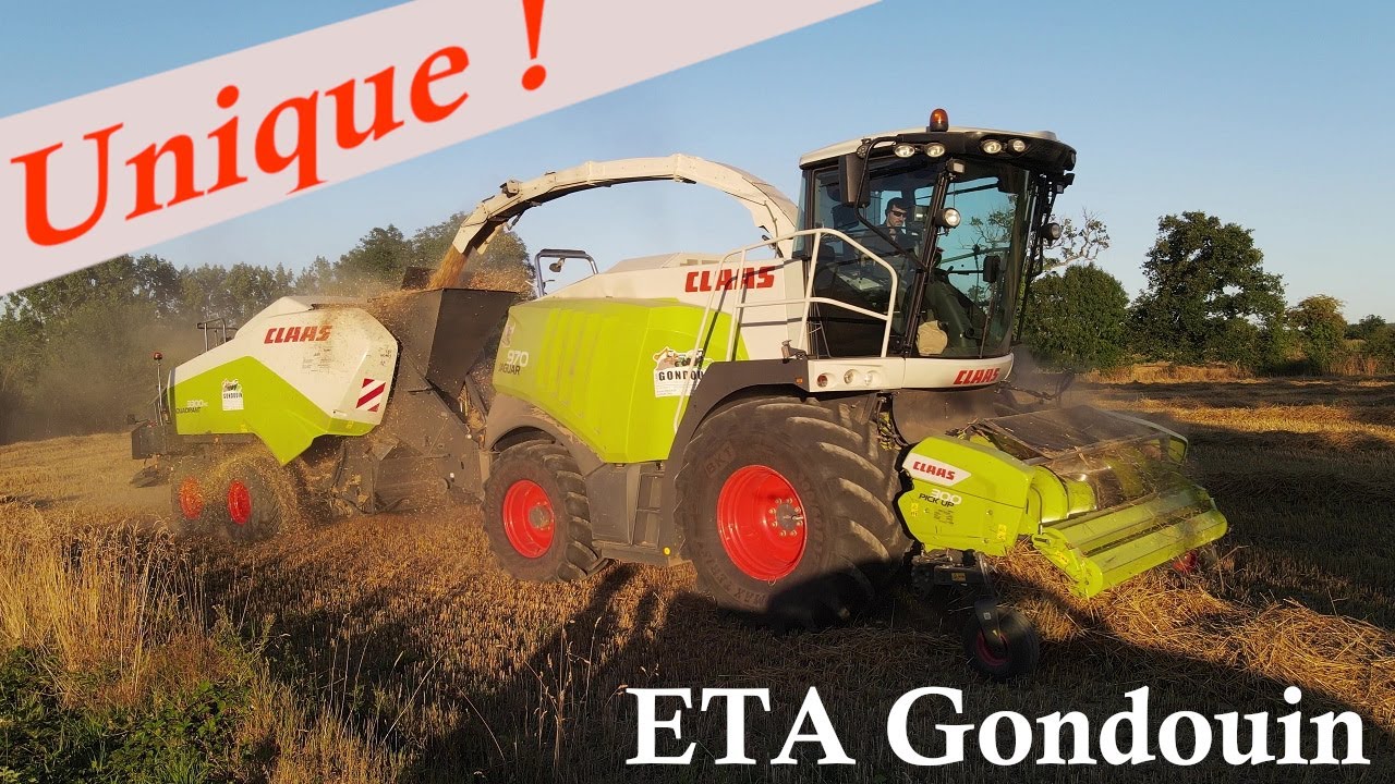 Unique ! Ensilage - Pressage ! ETA Gondouin