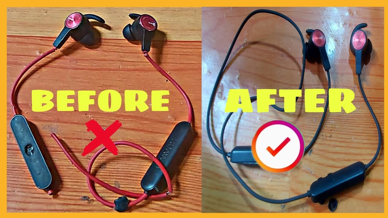 HOW TO REPAIR HUAWEI SPORTS BLUETOOTH EARPHONES LITE WIRE DAMAGE
