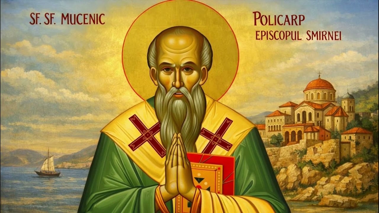 Acatistul Sfântului Sfințit Mucenic Policarp Episcopul Smirnei - 23 februarie PENTRU OCROTIRE SFANTA