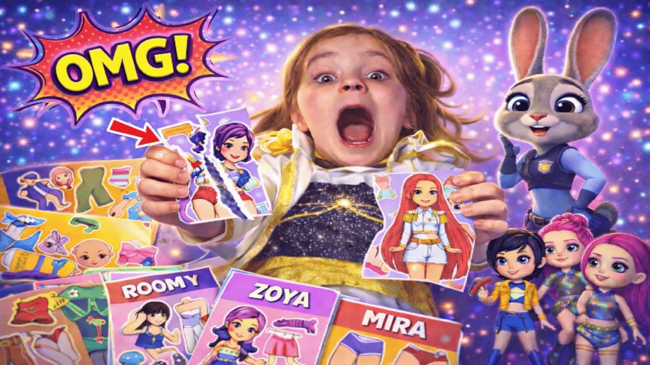 ПОРВАЛИ ВСЕ СТИКЕРПАКИ?!😱 Руми Зои и Мира с Лия Бум ✨