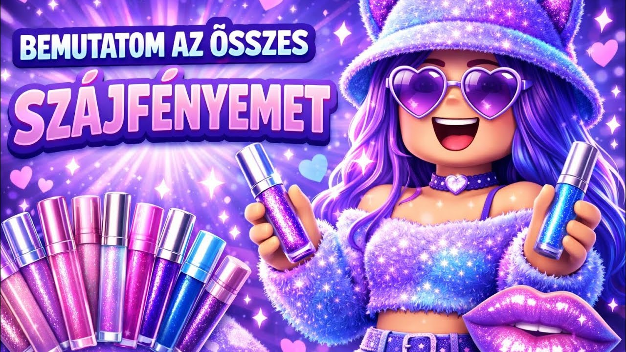 Szájfény kollekcióm bemutatója!💜👄🩵