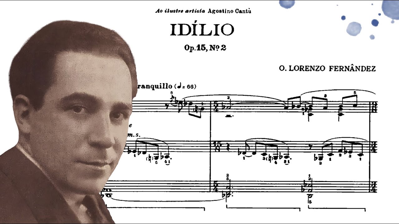 Lorenzo Fernandez - Idílio (No.2 dos Prelúdios do crepúsculo) (Martin Jones, piano)