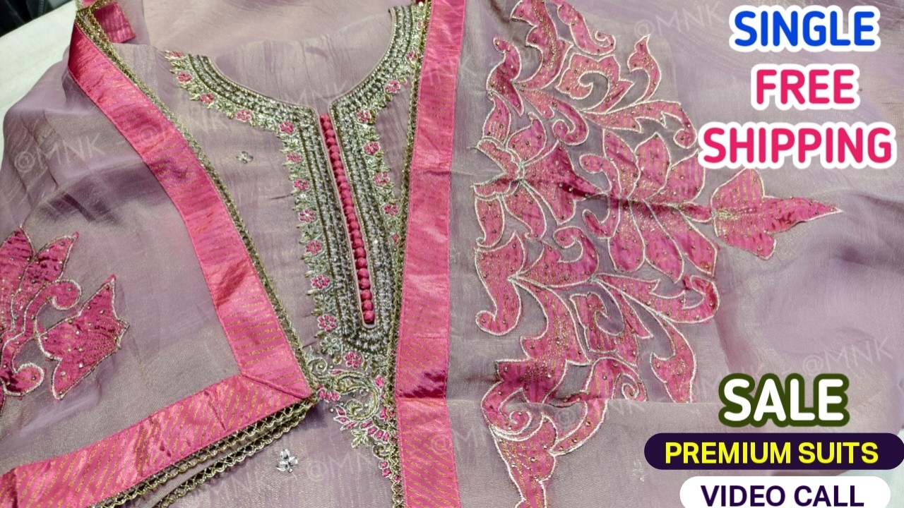 SINGLE FREE SHIPPING दिल छू लेने वाले सूट Boutique Suits With Price