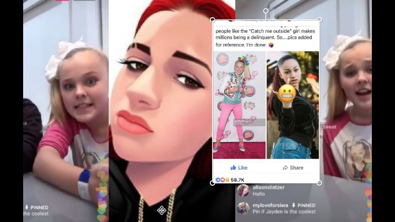 DANIELLE BREGOLI AND JOJO SIWA GO AT IT! WHO'S THE ROLE MODEL? FULL IG LIVE AND RECEIPTS