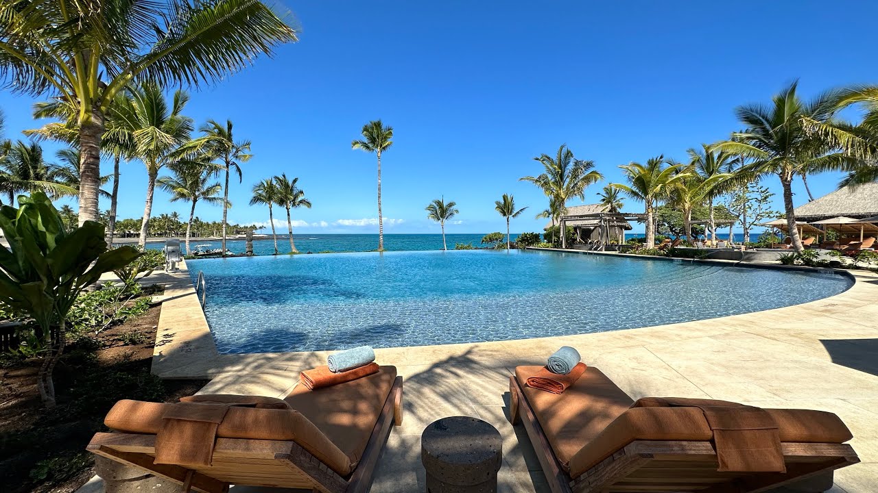 Kona Village - Moana Pool, Water Activities & Moana Bar - Opening Weekend 2023 @rosewoodhotels