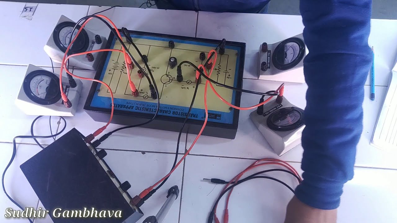 E - 18 Transistor || Characteristics of Transistor || input and output Characteristics of Transistor