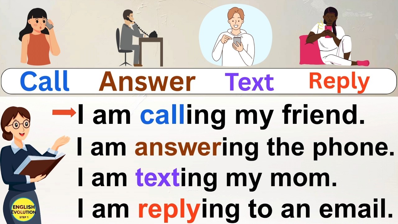 P2 Essential Action Verbs in Everyday Communication in English