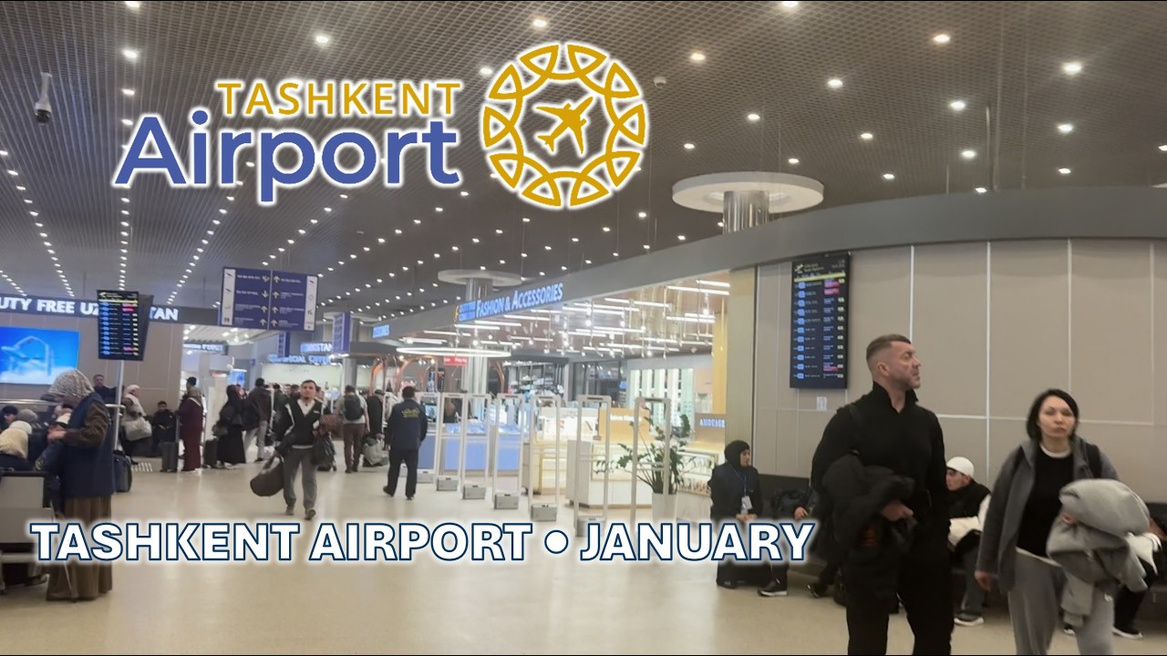 Islam Karimov Tashkent International Airport in Winter