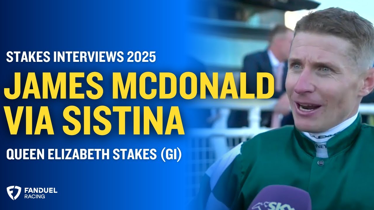 Jockey James McDonald talks VIA SISTINA