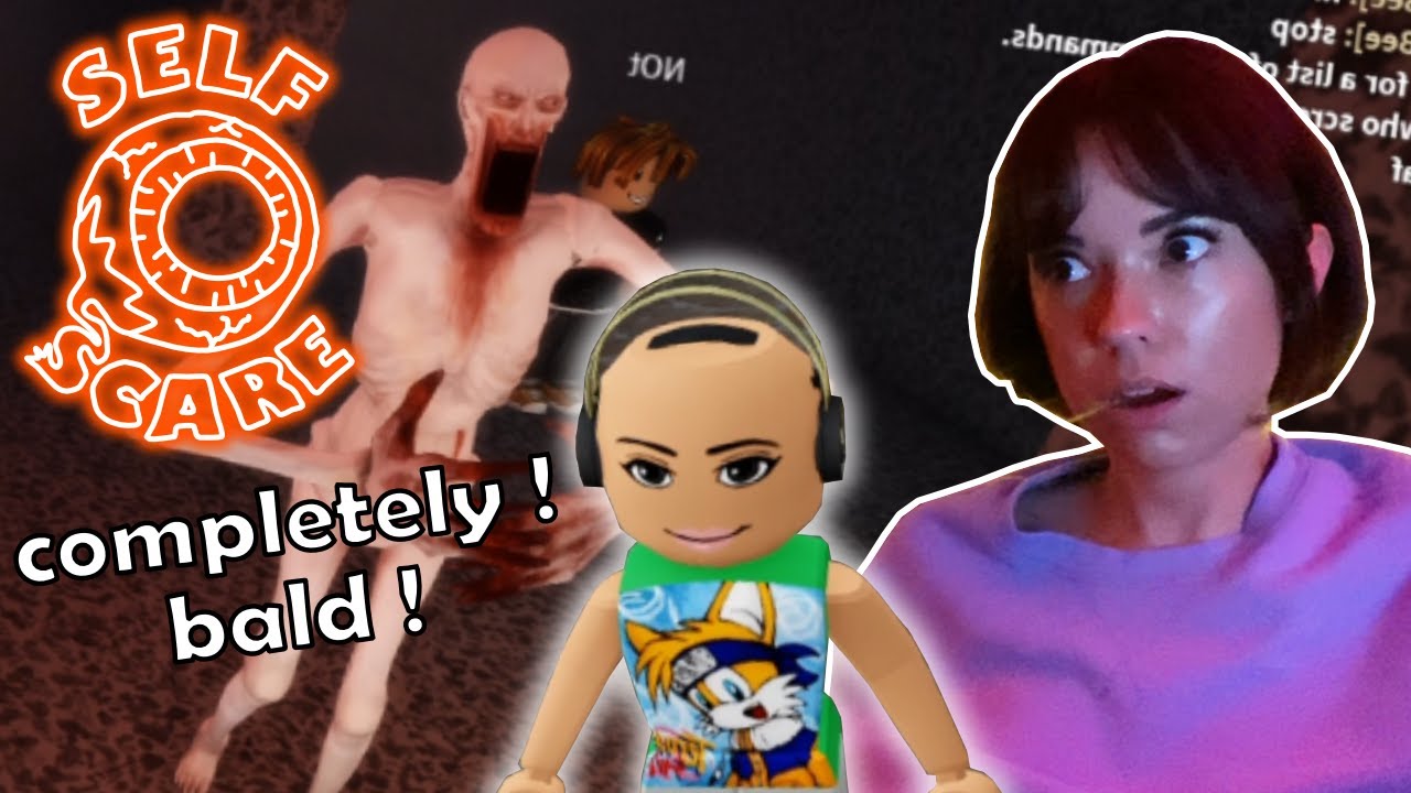 bald + afraid | self scare gaming: roblox scp games