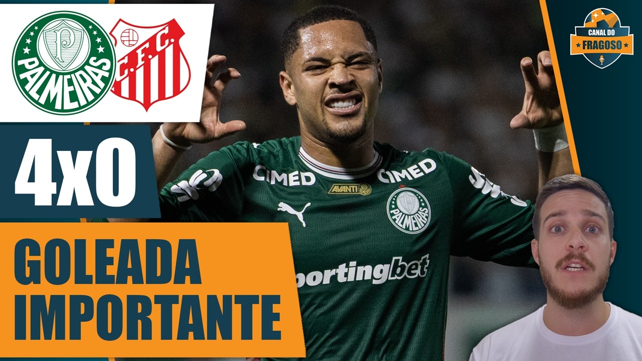 PARA ELEVAR A MORAL! PALMEIRAS 4 X 0 CAPIVARIANO NAS QUARTAS DO PAULISTÃO 2026