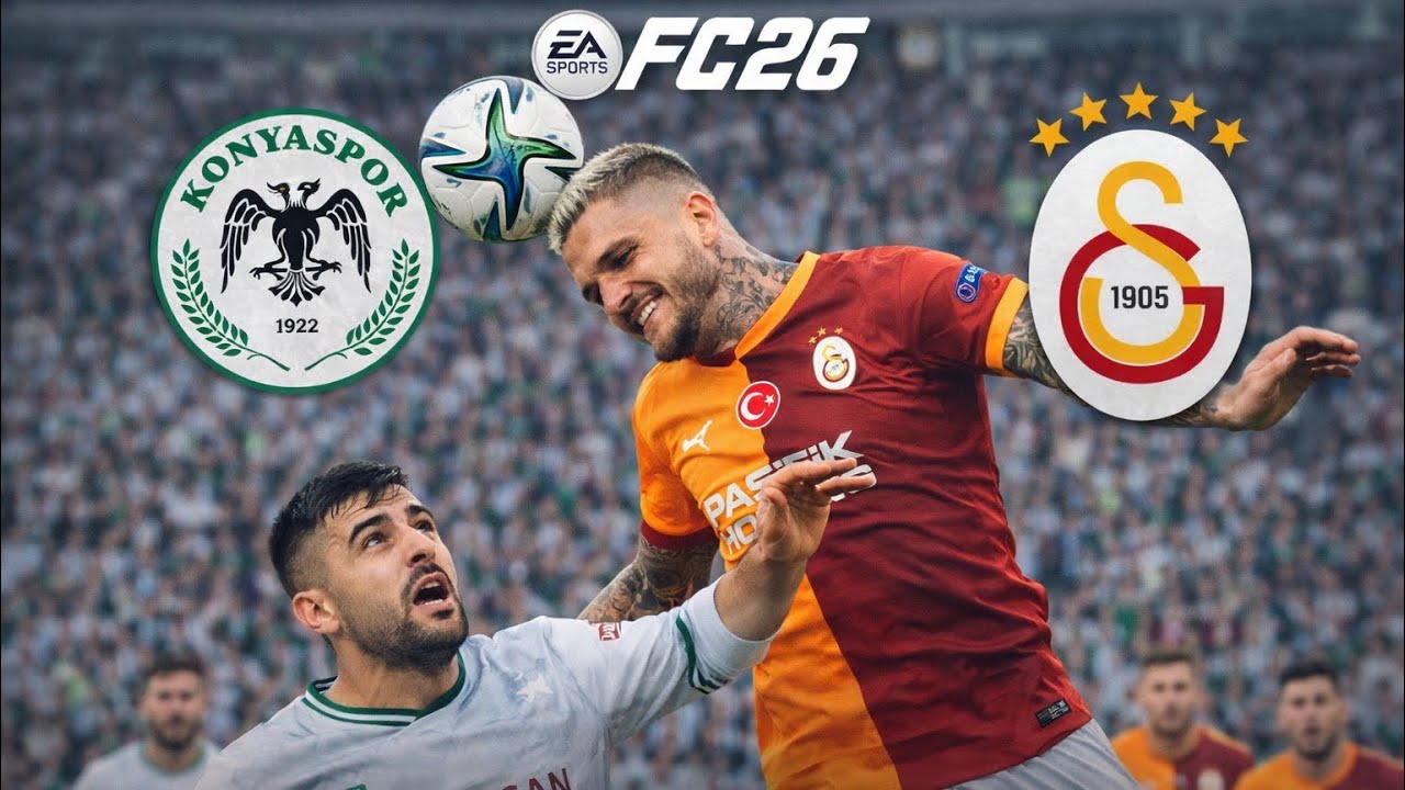 KONYASPOR-GALATASARAY EA SPORTS FC 26 Fifa26 Türkçe Spiker
