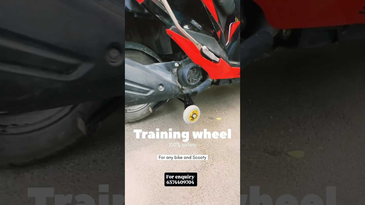 Scooty Training Wheels for new learner’s and for safety ride| Freedom to Ride! 