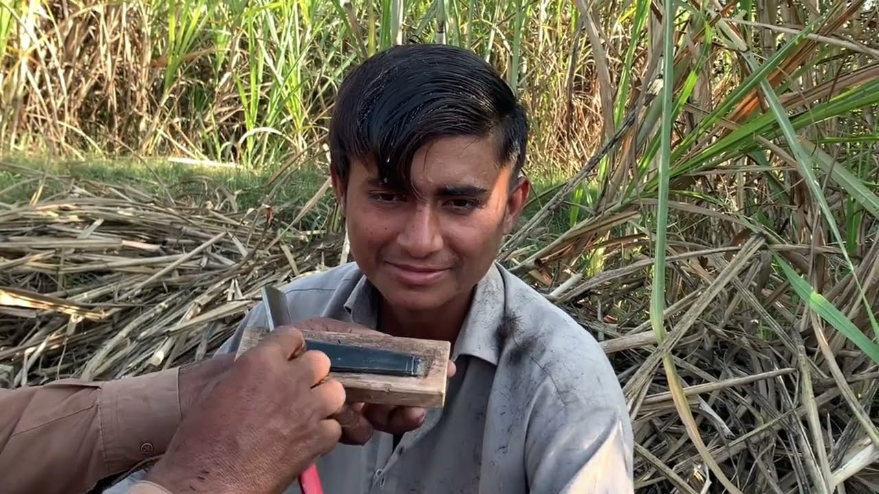 ASMR Fast Hair cutting with ZAZA machine But Barber is 150 year old