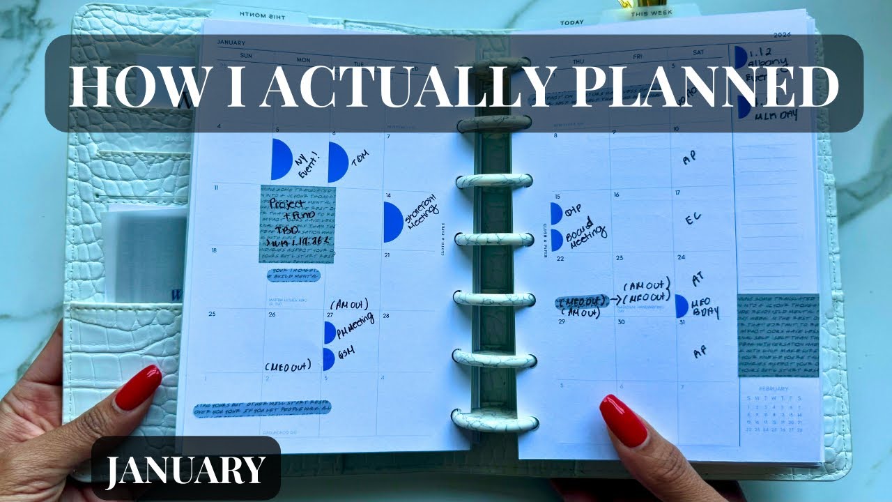 Work Planner Flip Through ✨ | HP Mini x Cloth & Paper 