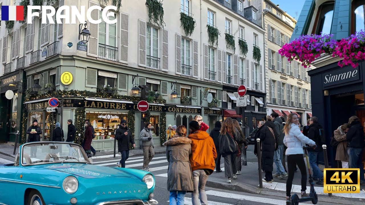 2 January 2026 FRANCE 🇫🇷 PARIS 4K HDR WALK NEW PARIS GORGEOUS AREA WALK IN PARIS 