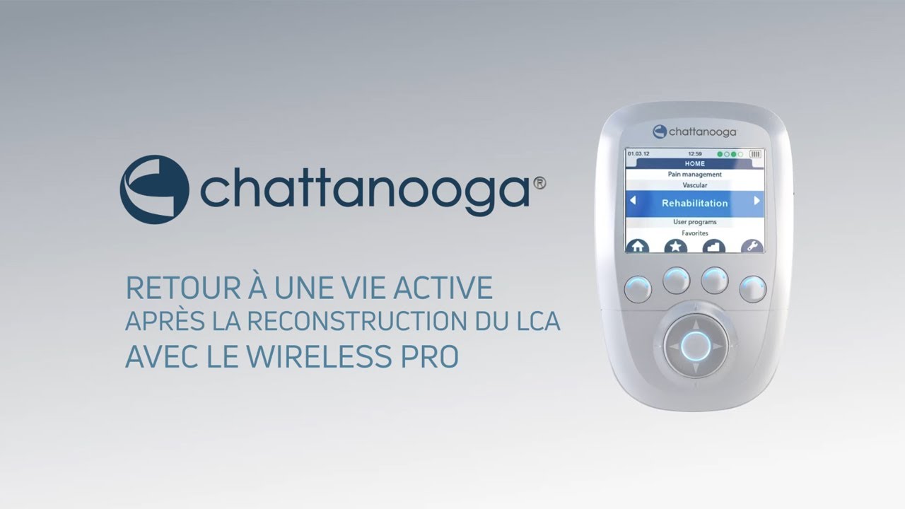 Reconstruction du Ligament Croisé Antérieur grâce à l’électrostimulateur Wireless Pro Chattanooga®