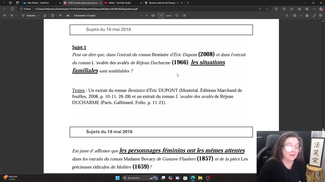 L'EUF et anticiper un argument du Non
