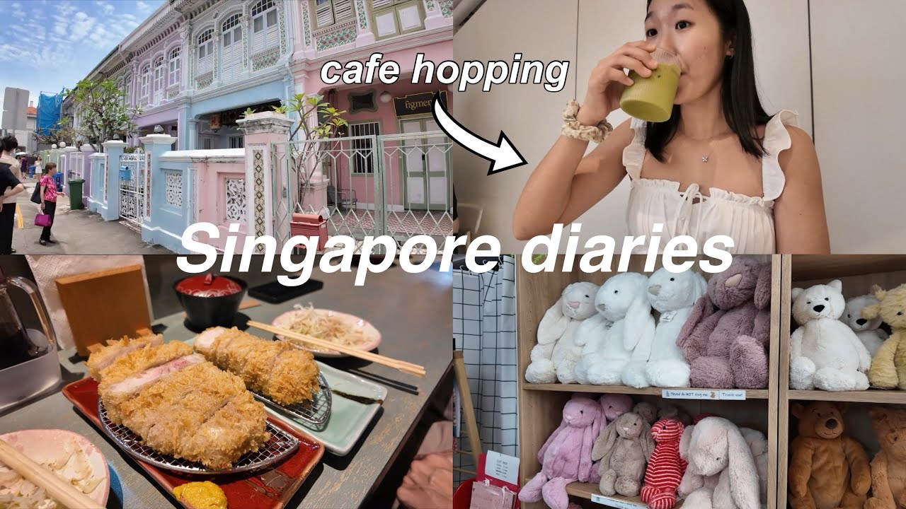 Life in Singapore | cafes & workouts at Joo Chiat | hello arigato, tonkatsu 🍵🧸🎀