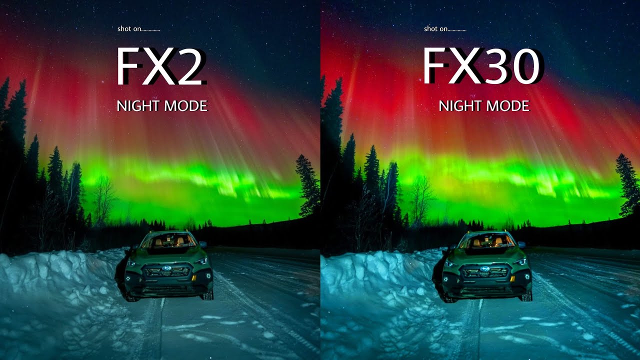 Sony FX2 VS Sony FX30 | NIGHT MODE | Camera Test