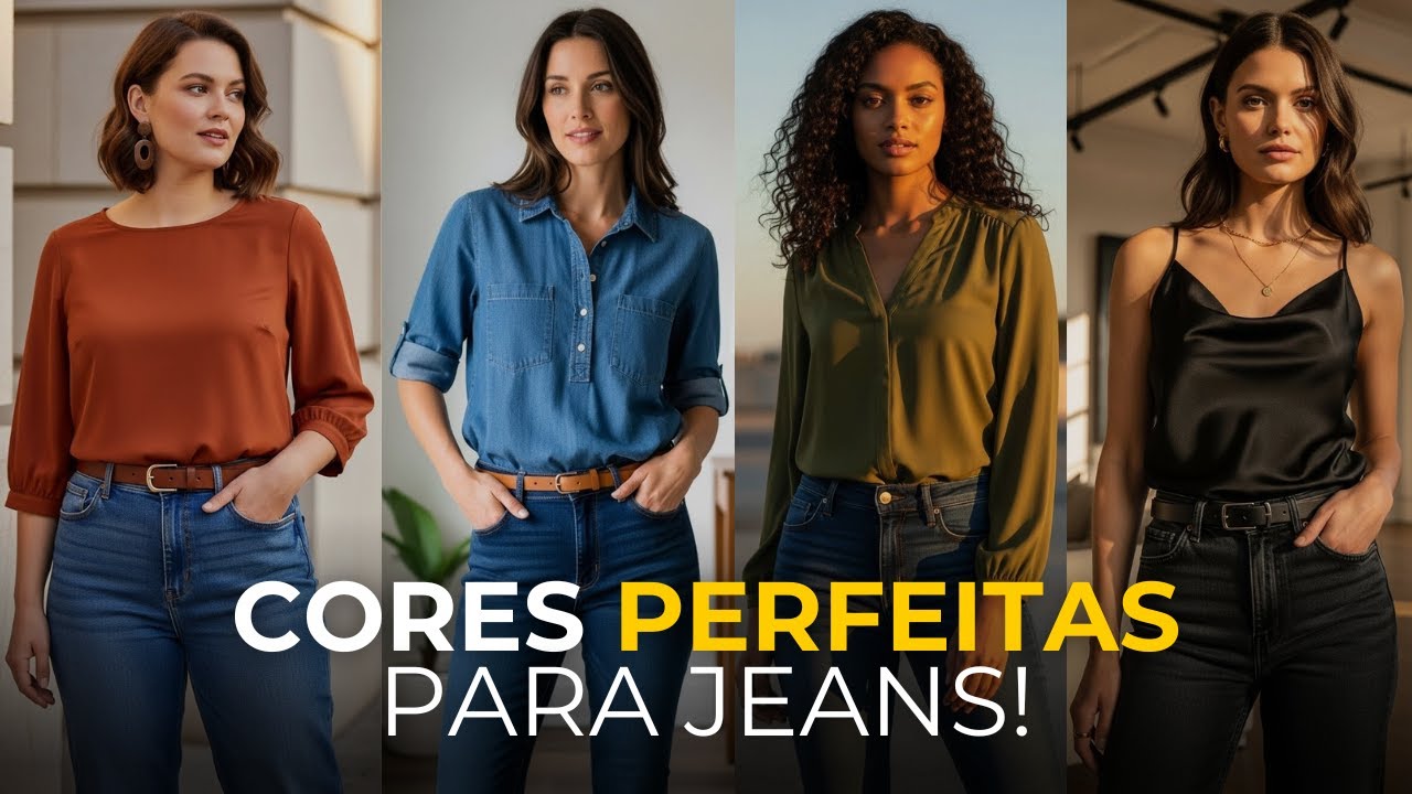 As Melhores Cores Para Combinar Com JEANS.