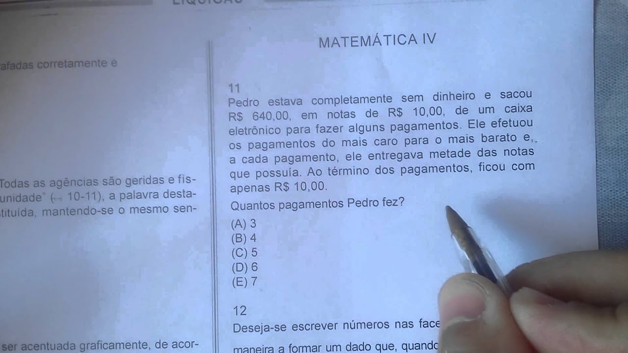 CORRE&Ccedil;&Atilde;O DA PROVA LIQUIG&Aacute;S 2015 Quest&atilde;o 11