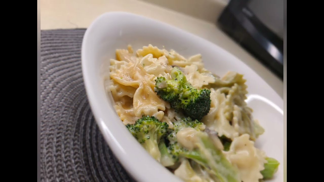 Makarona me brokoli dhe kerpudha 🥦🍄😋